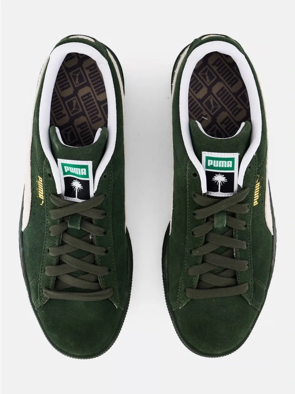Puma Men's Suedes in Dark Green